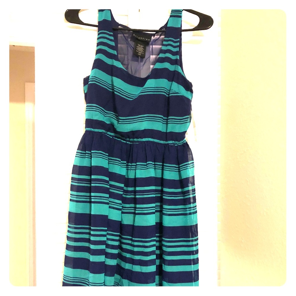 Midi stripe dress ceramic